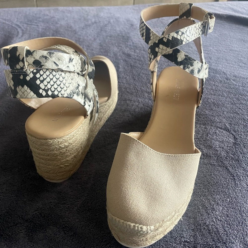 Nine West Python Print Wedges (Brand New) - image 2